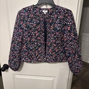 Girls Crown And Ivy Like Polo Liberty Of London Floral Quilted Jacket Size XL